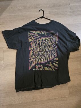 Jefferson Airplane Graphic Black Short Sleeve Tee